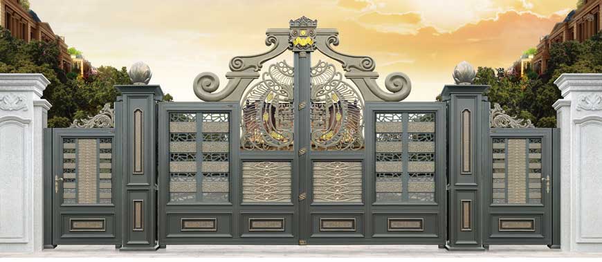 铝艺大门 - 卢浮魅影·皇冠LHG-17101