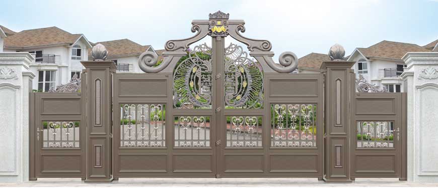 铝艺大门 - 卢浮魅影·皇冠LHG-17103