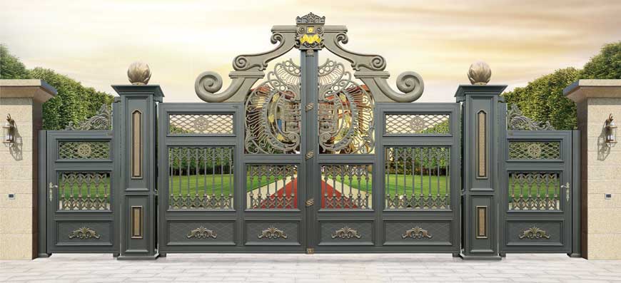 铝艺大门 - 卢浮魅影·皇冠LHG-17105