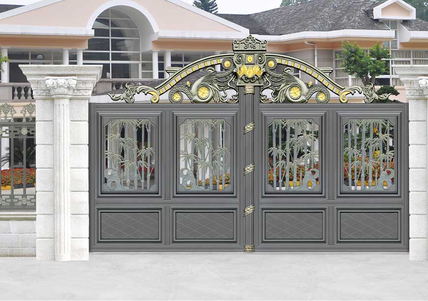 铝艺大门 - 卢浮魅影·皇家LHJ-17123