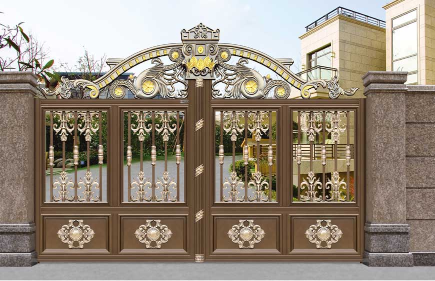 铝艺大门 - 卢浮魅影·皇家LHJ-17126