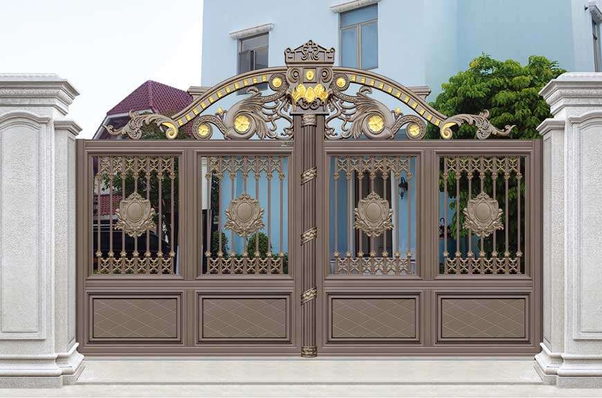 铝艺大门 - 卢浮魅影·皇家LHJ-18126