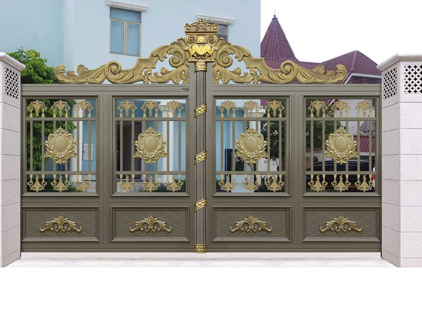 铝艺大门 - 卢浮魅影·皇族LHZ-18120