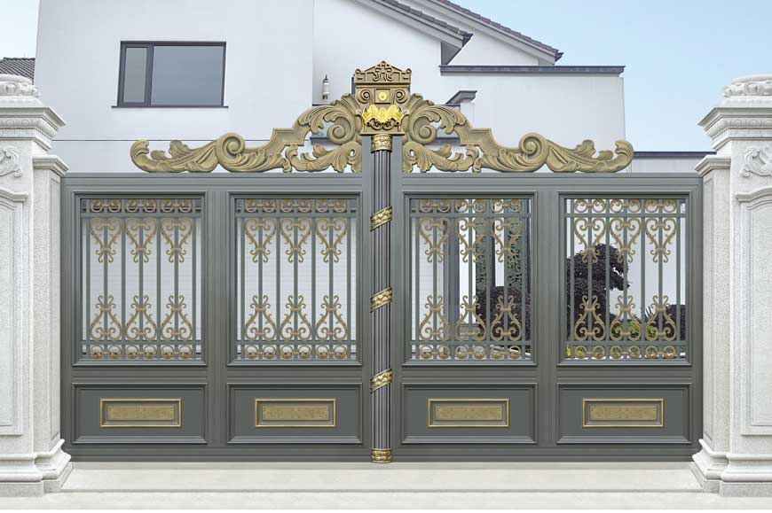 铝艺大门 - 卢浮魅影·皇族LHZ-18121