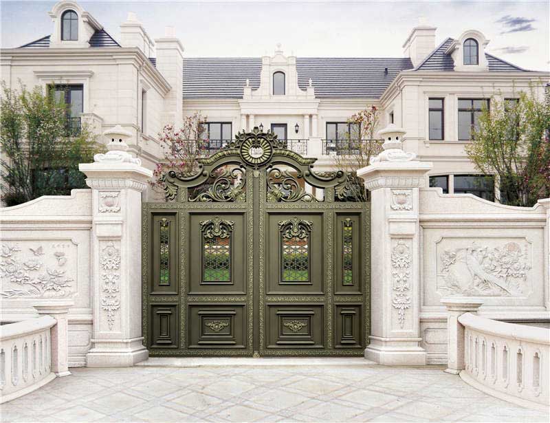 铝艺大门 - 庭院大门7