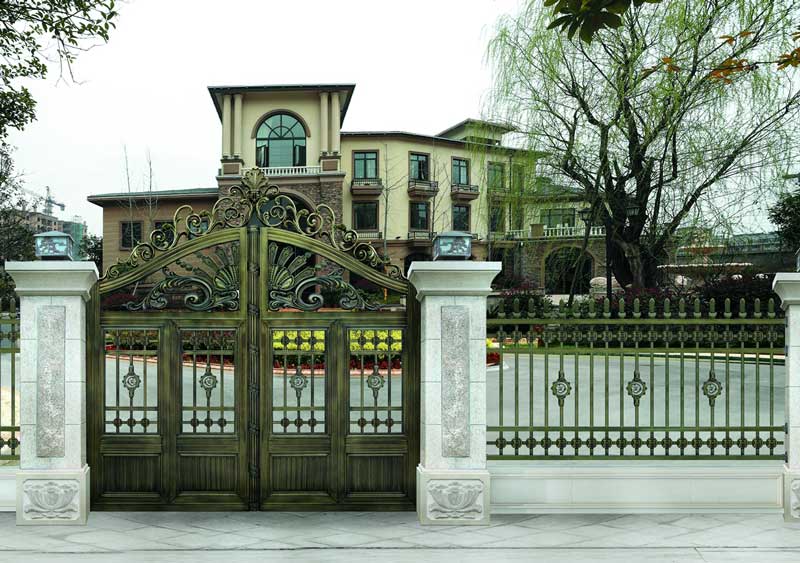 铝艺大门 - 庭院大门HYL908