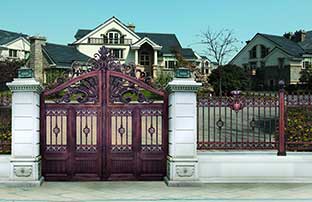 庭院大门HYL908-红