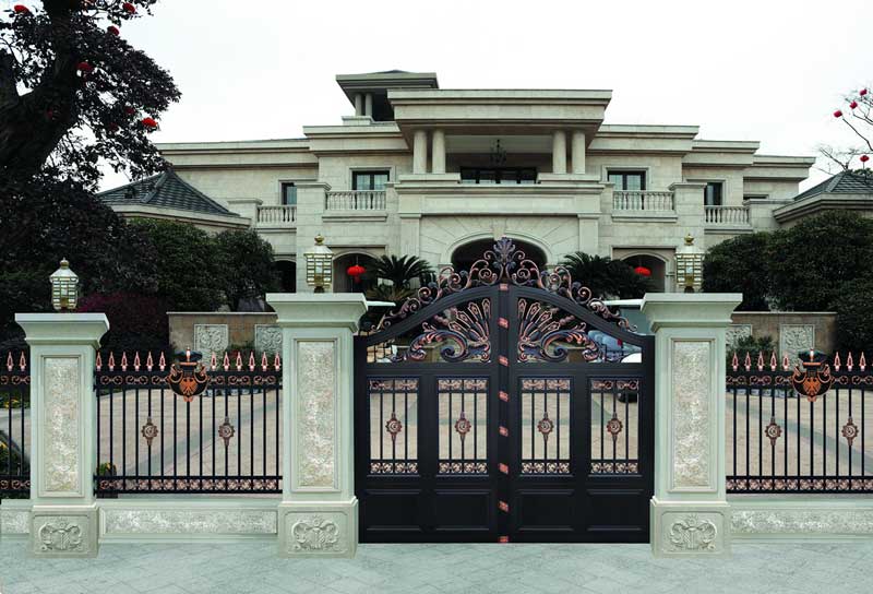 铝艺大门 - 庭院大门HYL911