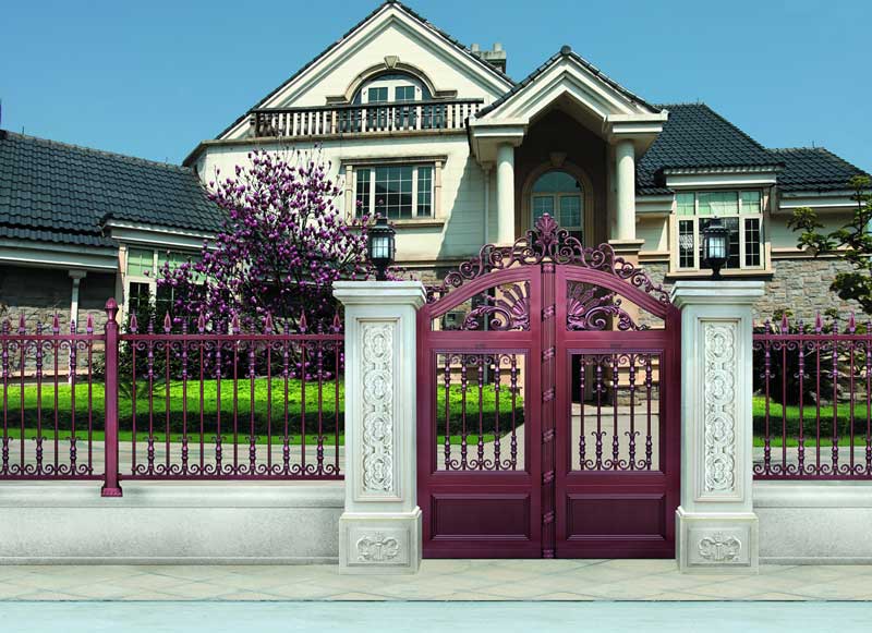 铝艺大门 - 庭院大门HYL925