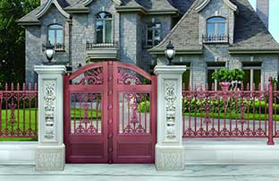 庭院大门HYL928-红