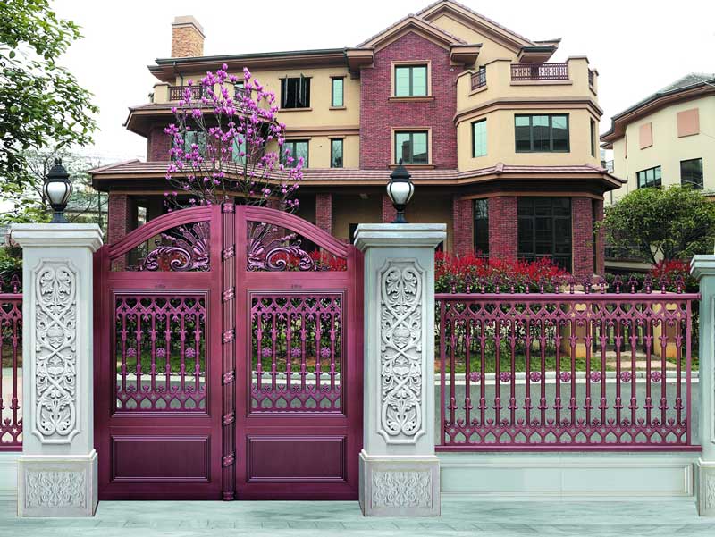 铝艺大门 - 庭院大门HYL929