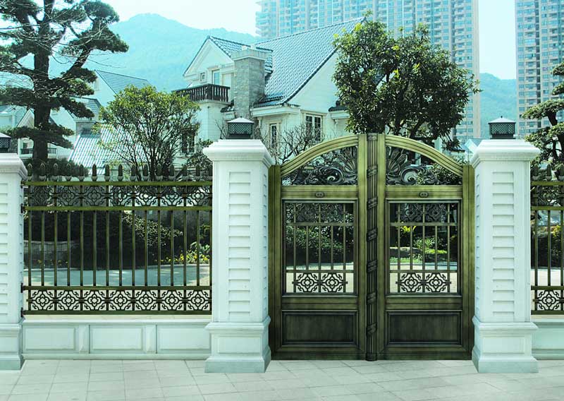 铝艺大门 - 庭院大门HYL930