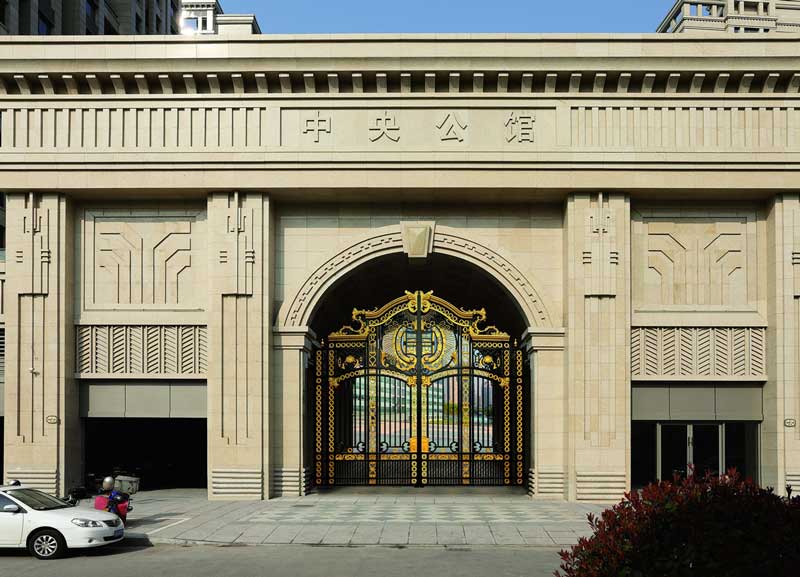 铝艺大门 - 庭院大门HYL942